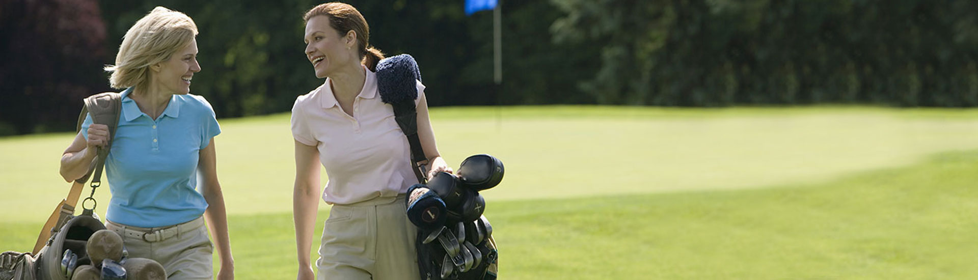 Two Ladies at The Golf Course